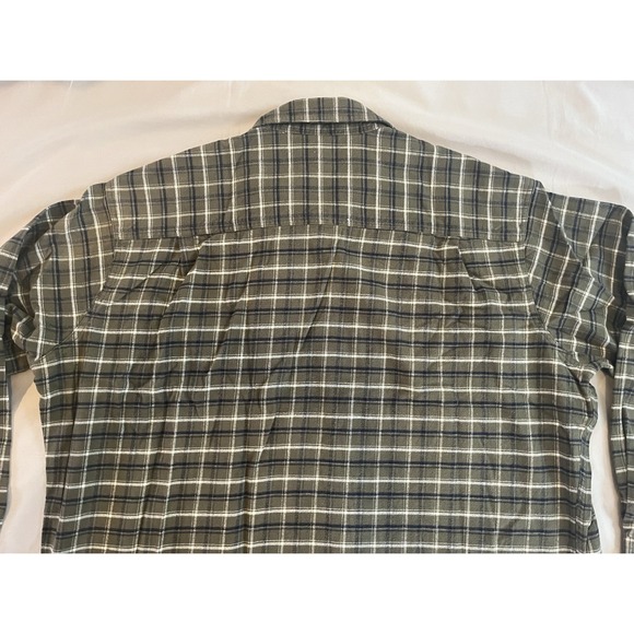 Woolrich Flannel Button Up Shirt Long Sleeve Green Plaid XXL - Picture 14 of 15